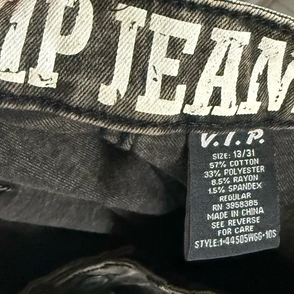 VIP Jeans|Women’s Dark Gray Olive Cargo Pants,deep pockets•••Size 13/31–NWT - Picture 10 of 14